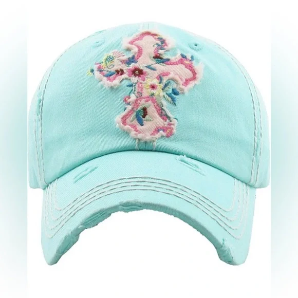 NWT! God is Good Y’all & Cross Baseball Caps - Picture 4 of 4